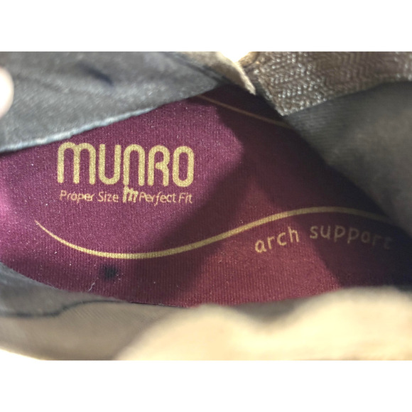 Munro Boots Womens Size 9.5N Brown Suede Ruched Ankle Booties Assembled USA NWT - Picture 6 of 7